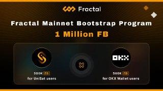 🟢 Fractal Bitcoin $FB 에어드랍 발표 및 체커 공개

🎁 보상 : 총 100만 $FB

- 비트코인 메인넷을 이용하는 Unisat 및 OKX wallet 이용자 보상 프로그램

- 별도의 신청, 등록 없이 이전에 비트코인 이용했던 기록 기반 에어드랍

👨‍👨‍👧‍👦 대상 :

1️⃣ OKX wallet

- 9월 1일 00:00(UTC+8)에 OKX 지갑에 100 USD 상당의 BTC를 보유합니다.

- 지난 6개월 동안 OKX Web3 Marketplace에서 Ordinals, Runes 또는 Atomicals를 최소 3번 거래했습니다.

▶️ OKX 에어드랍 체커

2️⃣ Unisat

조건이 매우 다양하니 체커 연결을 통해 확인해보시는 것을 권장합니다.

▶️ Unisat 에어드랍 체커